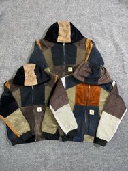 Upcycled Carhartt Corduroy Hoodie