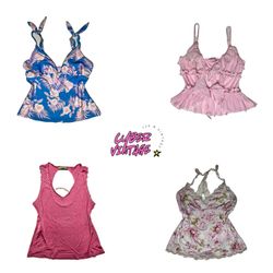 Women Floral Print Lace Camisoles Tops (CV-151)