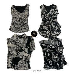 Y2K Vintage Poly Long Sleeve Blouse (GRV-9-026)