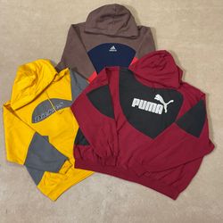 upcycle Mixed branded sweashirts hooded 🐒