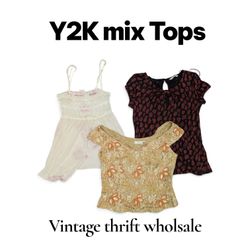Y2k mix Trendy tops