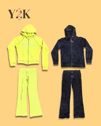 Y2K Vintage Velour Tracksuit Set Bundle (Yv-870)