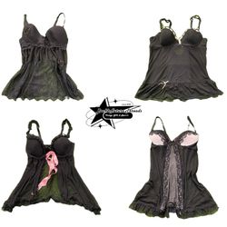 Y2k Gothic Vibe Girl Tops B2F-157
