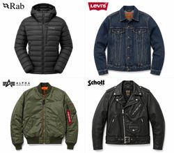 Mixed premium branded jackets