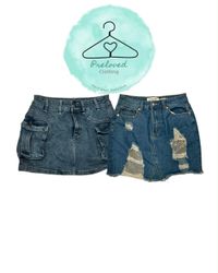 Denim mini skirts 15 pcs (120826-24)