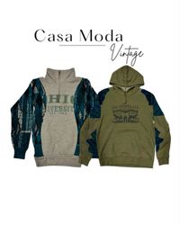 090826-9 Upcycle tapestry hoodies 10 pcs