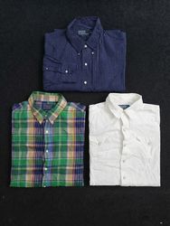 Men's Polo Button-up Shirts-50 pieces