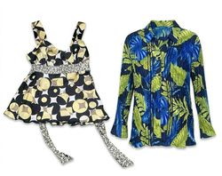 (FV-2575) Y2K Grunge & Earthy Tone Aesthetic Tops ..
