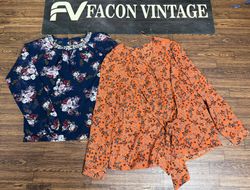 2B Studio Floral and Sheer Blouses