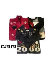 Paquete de suéteres vintage navideños y cottagecor..