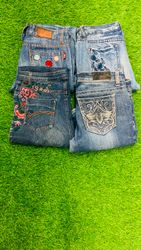 Y2K ladies bootcut embroided