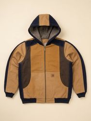 Upcycled Carhartt Patchwork hoodie (Dc-10-179)