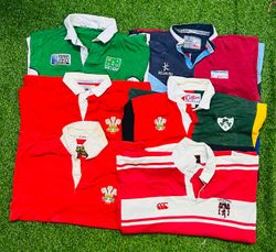 Mix vintage club rugby shirts #5