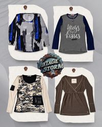 T-shirts à manches longues imprimés Y2K