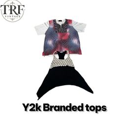 Banded y2k tops# 127