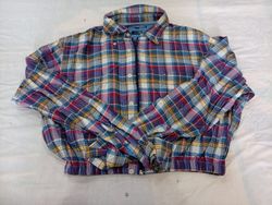 CR13144 Upcycled Mix Branded Crops Shirts