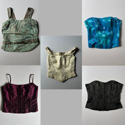 Y2k Women Beaded Corset Collection (CV:077)