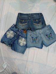 CR11648 Y2K MINI DENIM SHORTS