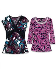 (FV-2569)Y2K Purple & Pink Printed Womenswear Mix ..