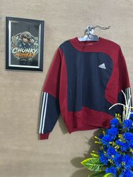upcycle authentic Adidas sweashirts 🐒🐒🐒