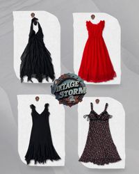 Y2k Elegant Poly Dress