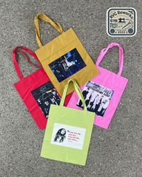 Upcycled Printed Grocery Tote Bag