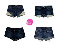 Y2K retro girl sexy shorts