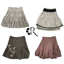 Y2K Unique Girl Poly Midi Skirt RW-2536