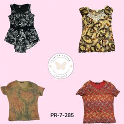 Women’s Vintage Print Poly Blouses – Y2K Trendy Fa..