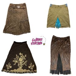 Y2K Fairy Grunge Vintage Skirt Bundle (MH-129)