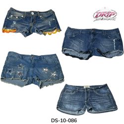 Classic Denim Mini Shorts With Modern Edge (DS-10-..