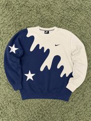 Upcycle Branded Star Patch Sweatshirt (DV -07)