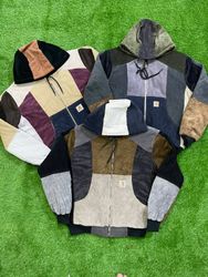 Upcycled Carhartt coudery hoodie jacket