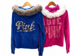 Pink By Victoria Secret & Bebe Fur Jackets