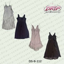 Vestito Maxi in Poliestere Ispirato agli Anni 2000..