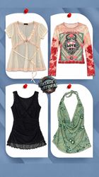 Y2K Fairy Core Blouse