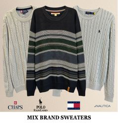 Premium Sweaters including Ralph Lauren and Tommy ..