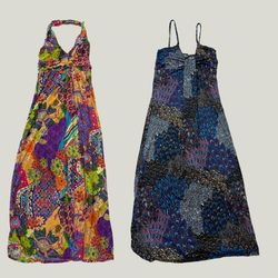 Y2K Whimsigoth Floral and Patterned Printed Women'..