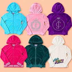 Juicy Couture Velour Zip Hoodies