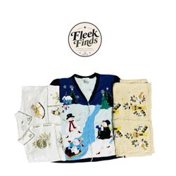 Unique Floral Vintage Jumpers