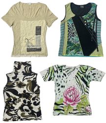 Vintage Italocore x Y2K Tops: TT-342