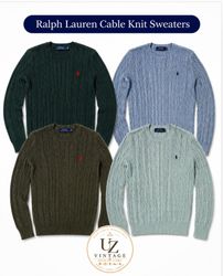 Ralph Lauren Cable Knit Sweaters