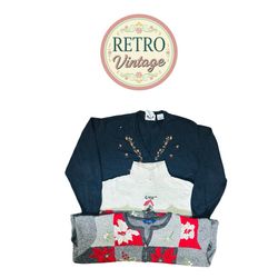 Vintage floral knitwear