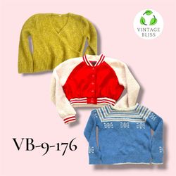 Y2K Cropped Sweater Wholesale Bundle Assorted Styl..