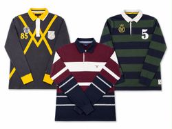 Mixed brand rugby polo