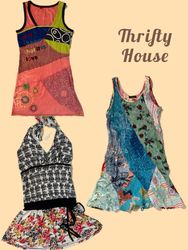 Printed Y2K Dresses(TH/885)
