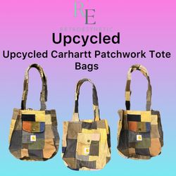 Upcycled Carhartt Patchwork Tote Bag