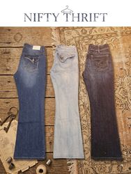Flare/Bootcut Embellished Y2K Jeans