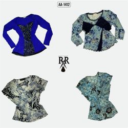 Y2K  Blue Hour Vibe Mix Tops (AA-1412)