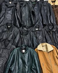 Vintage Leather and Shearling Jackets Selection